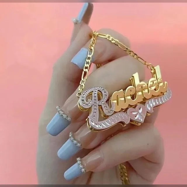 Personalized 3D Name Necklace
