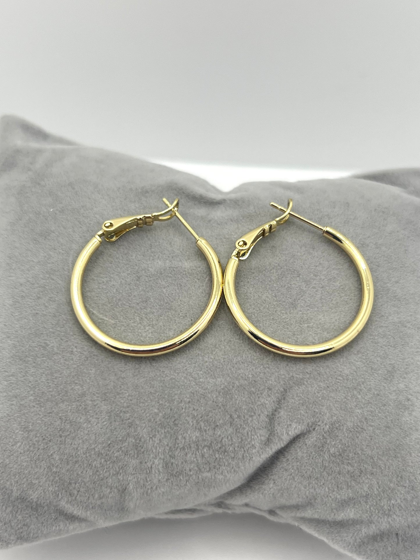 14k Gold Plated Hoop Earrings