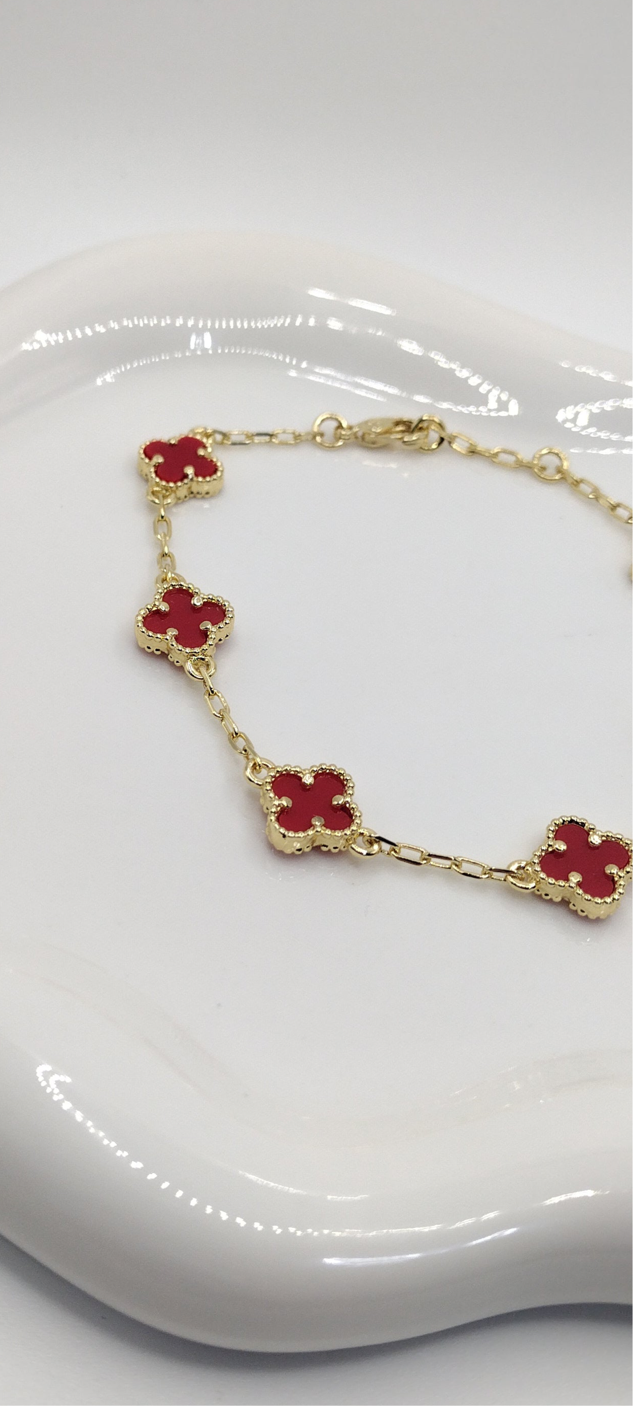 14k Gold Plated (Red)