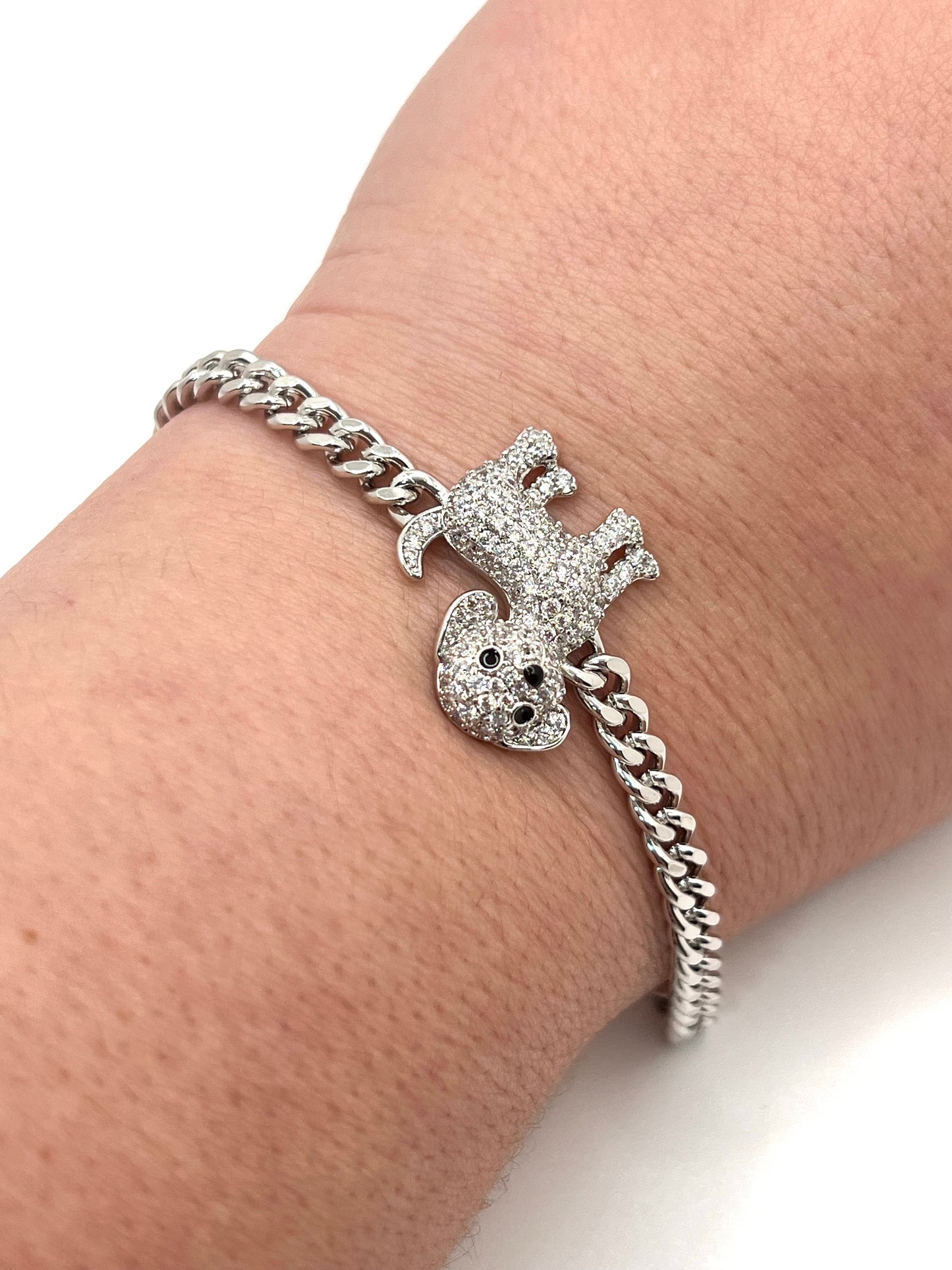 Doggie Gold Plated Siver Bracelet