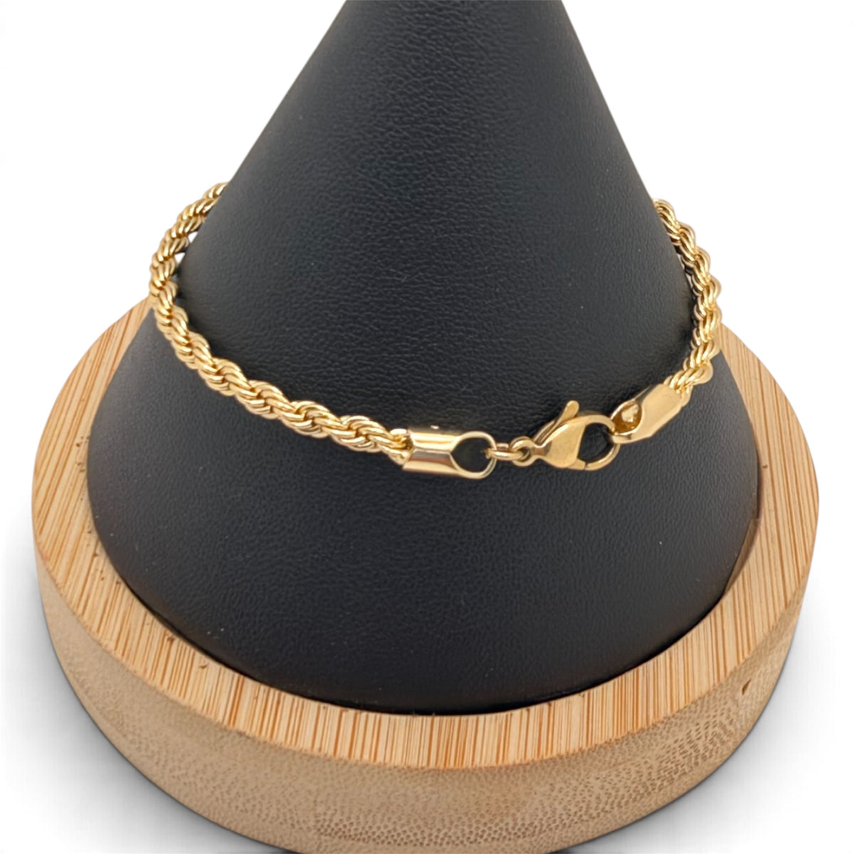 Rope Style Bracelet~14k Gold Plated