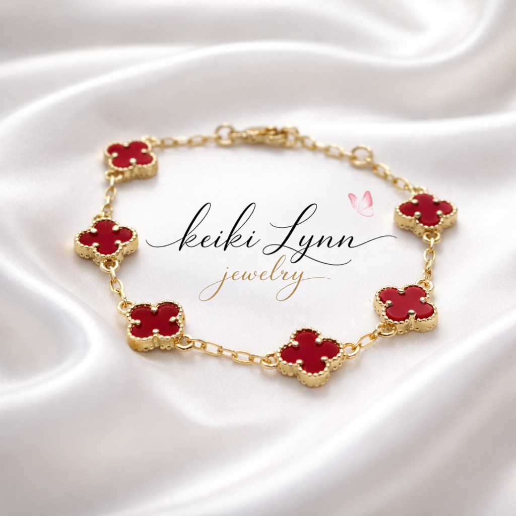 14k Gold Plated (Red)
