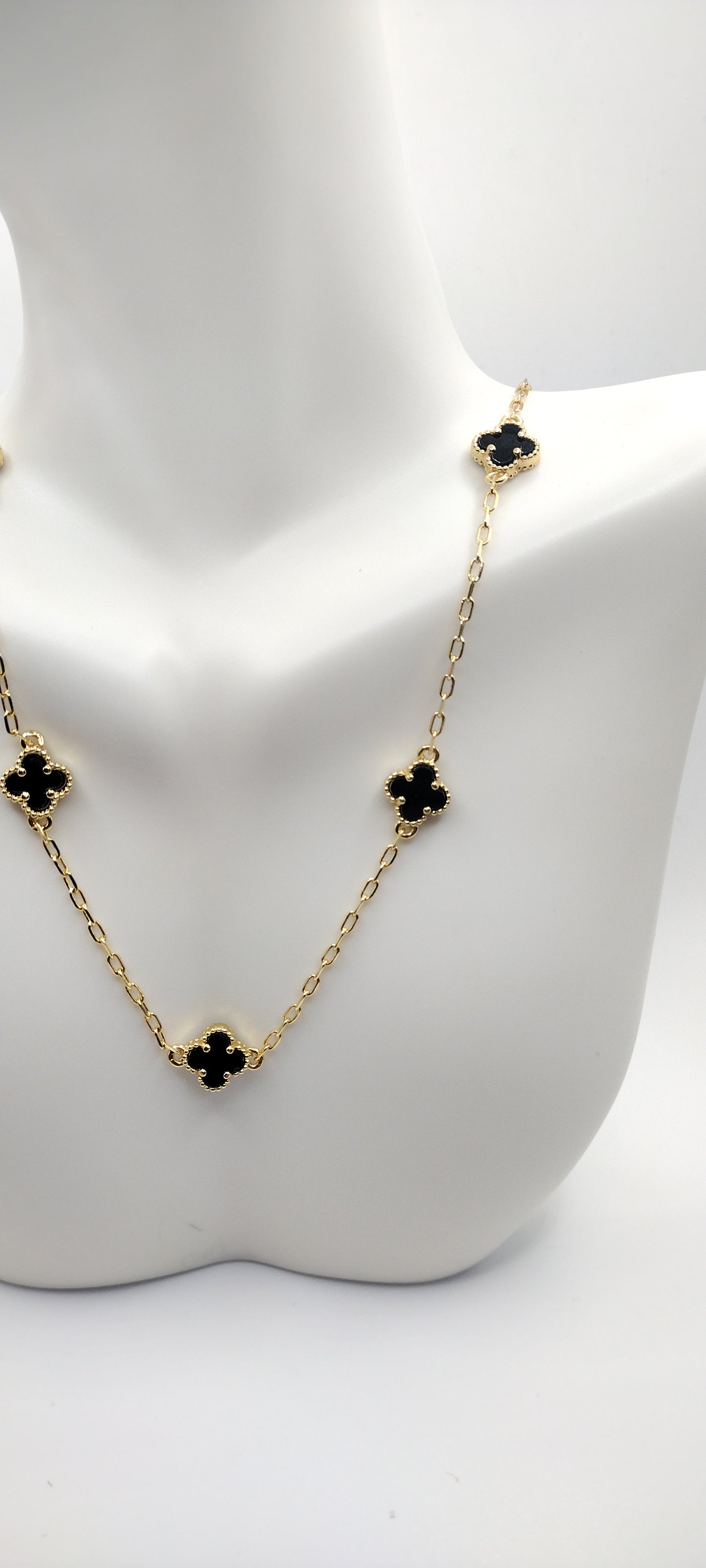14k Gold Plated (Black)