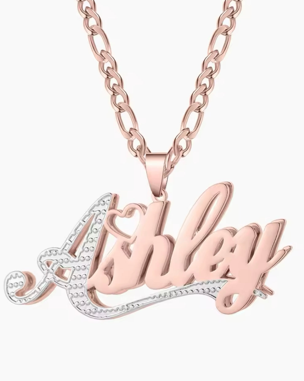 Double Plated Name Necklace