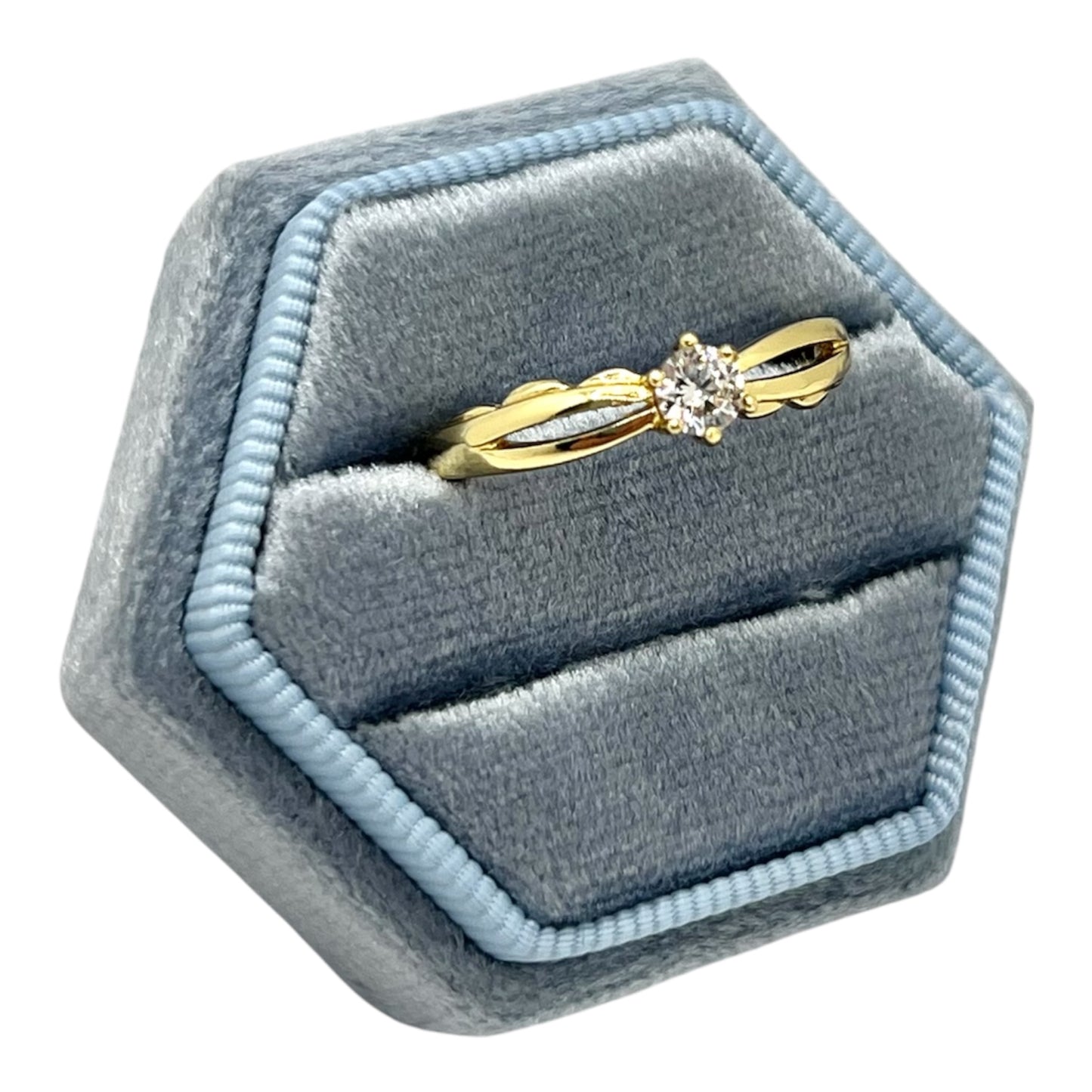 Zamira CZ Ring~14k Gold Plated
