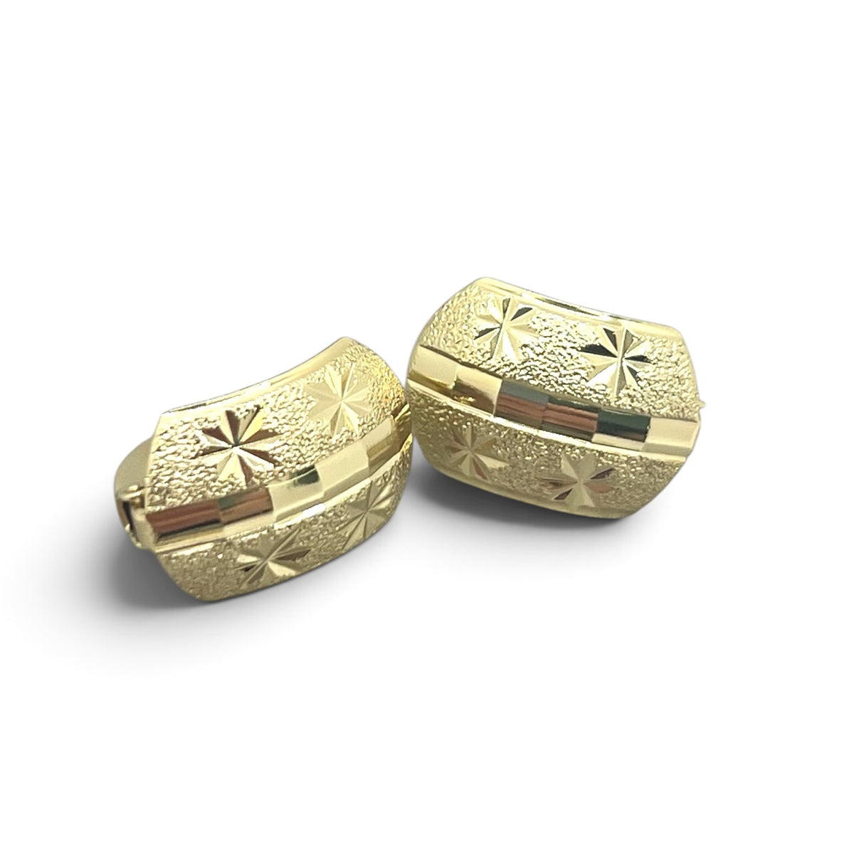 Italian Huggie HoopEarrings~14k Gold Plated