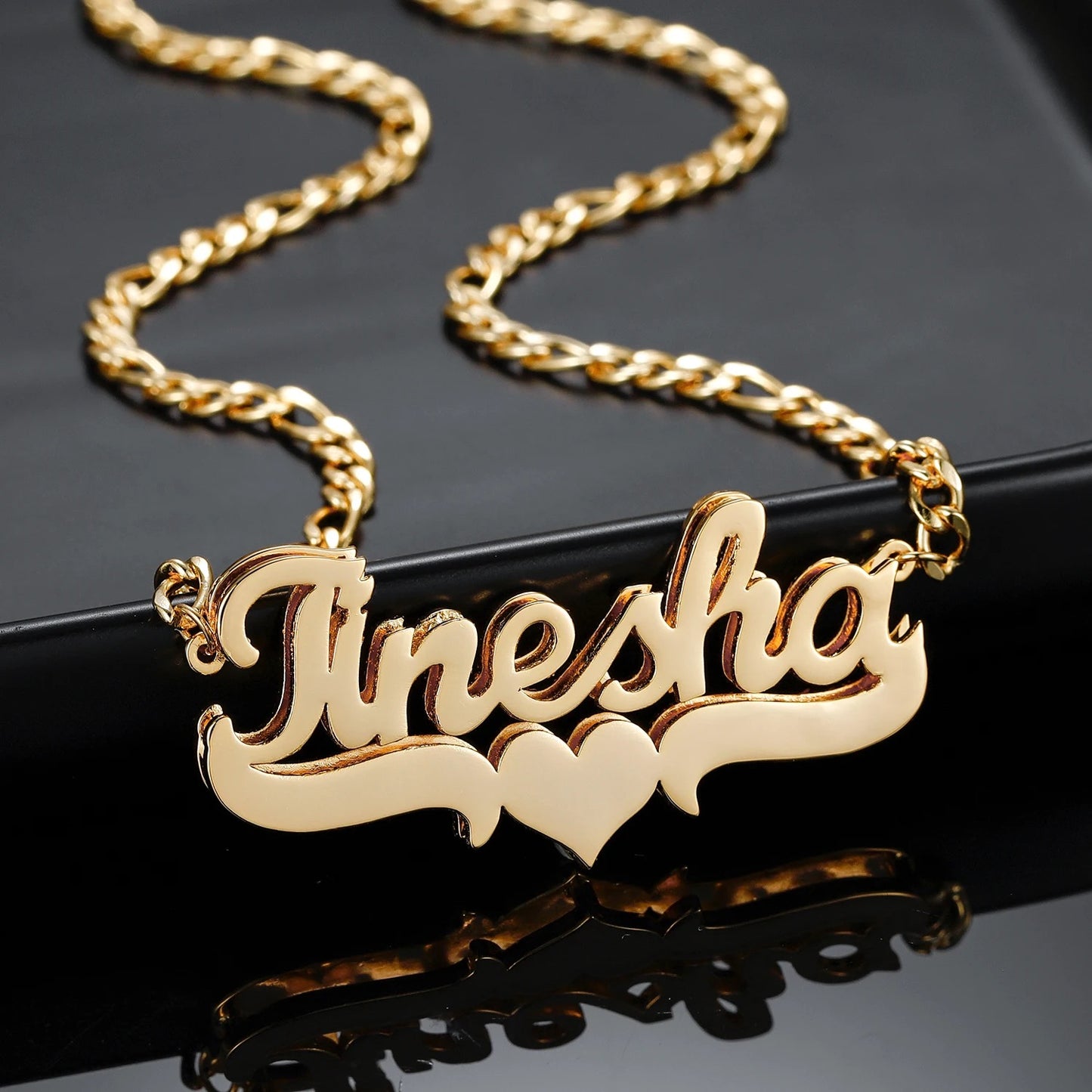 Double Plated Name Necklace