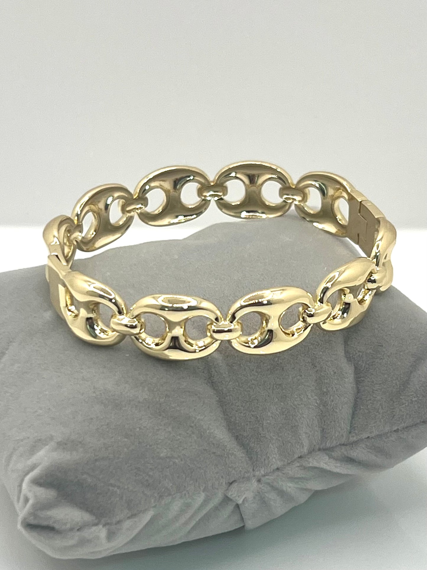 14k Gold Plated Bangle Bracelet #1