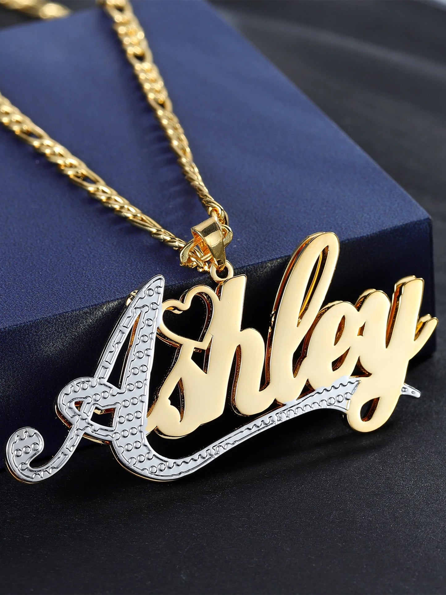 Double Plated Name Necklace