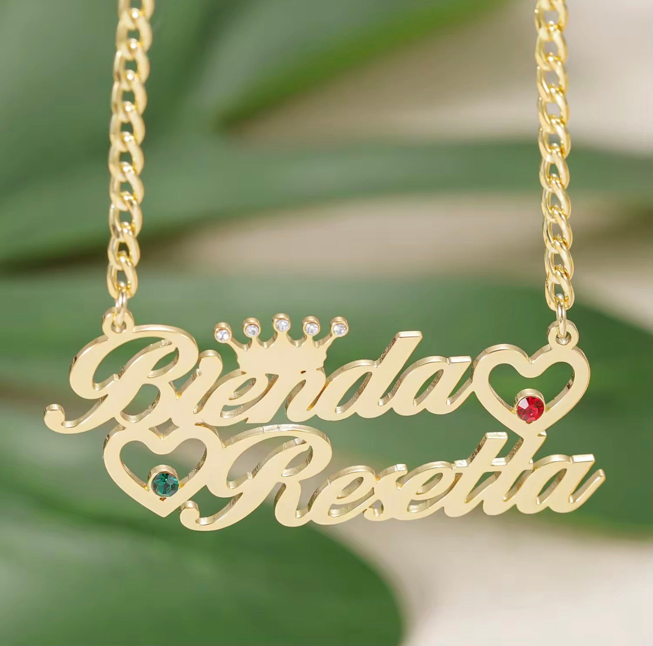 Double Name Necklace