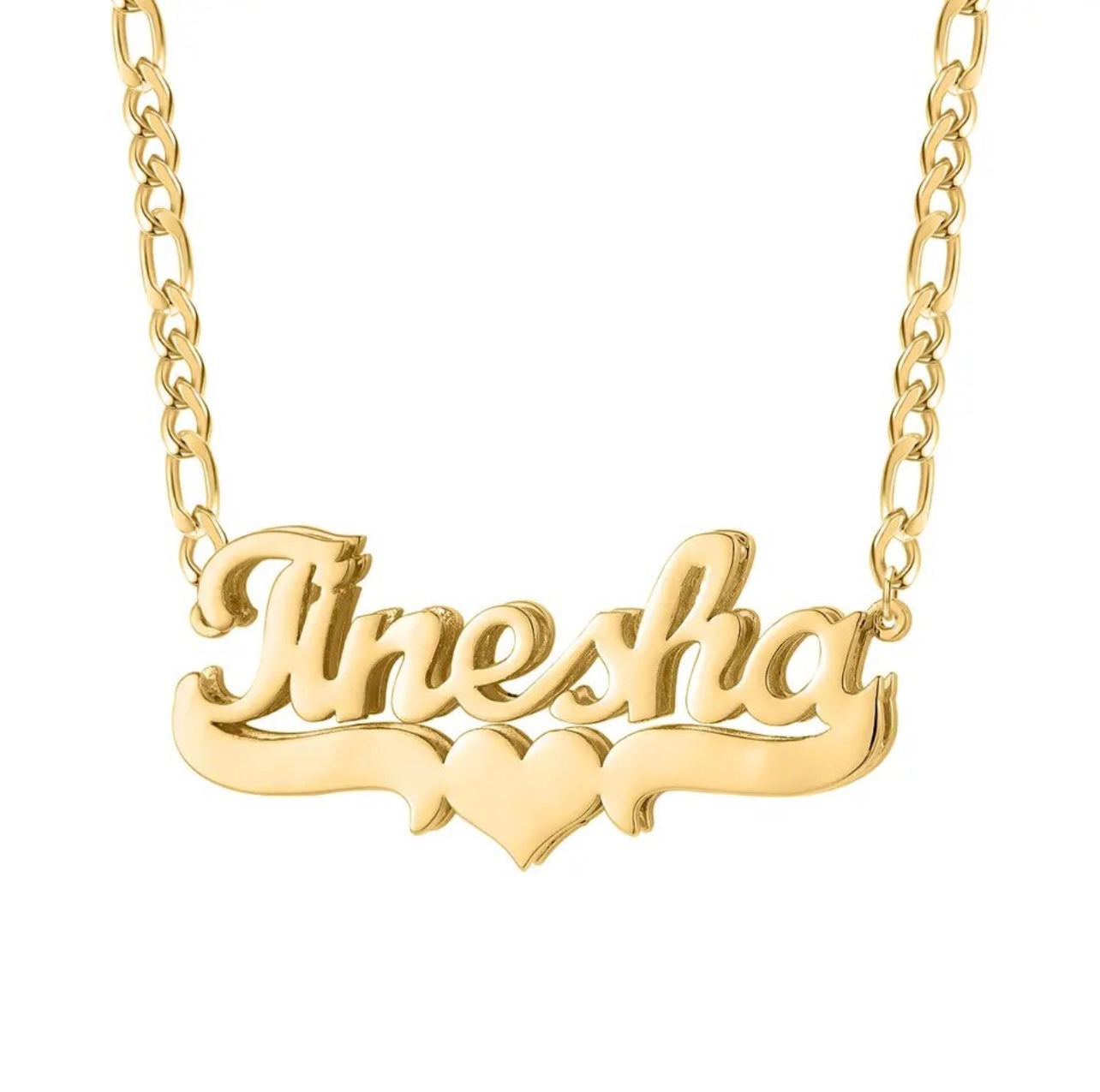 Double Plated Name Necklace