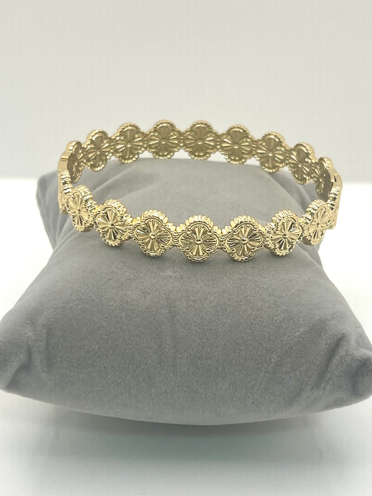 14k Gold Plated Bangle Bracelet #1