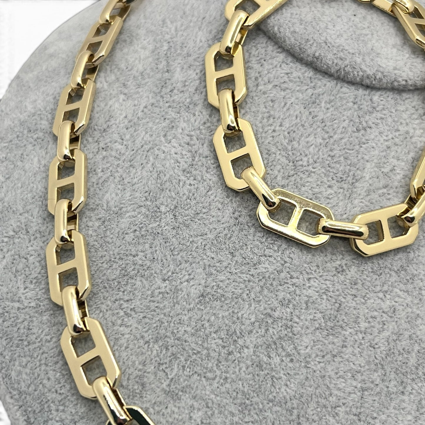 Esther Necklace & Bracelet Set~14k Gold Plated