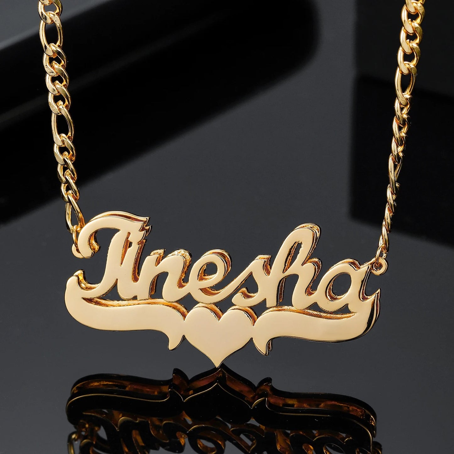 Double Plated Name Necklace