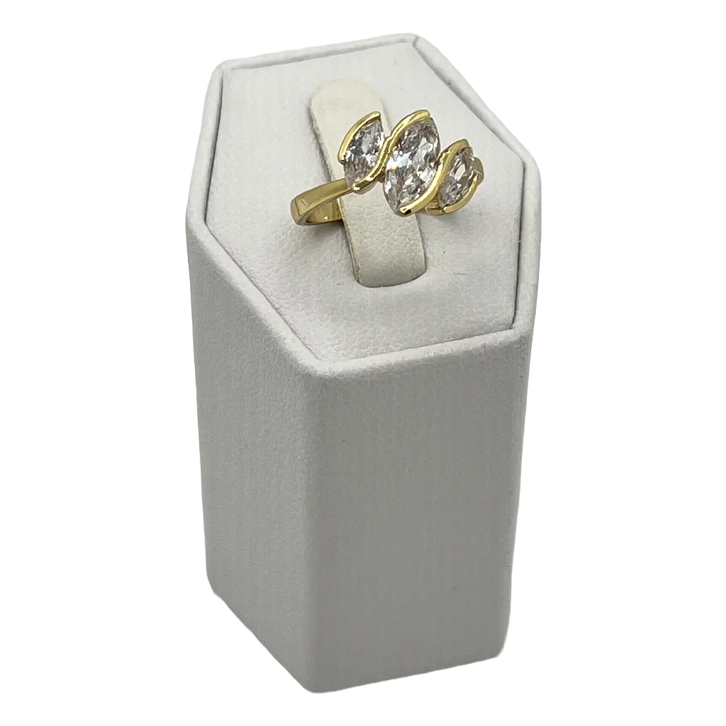 Luna Marquise CZ Ring – 14K Gold Plated
