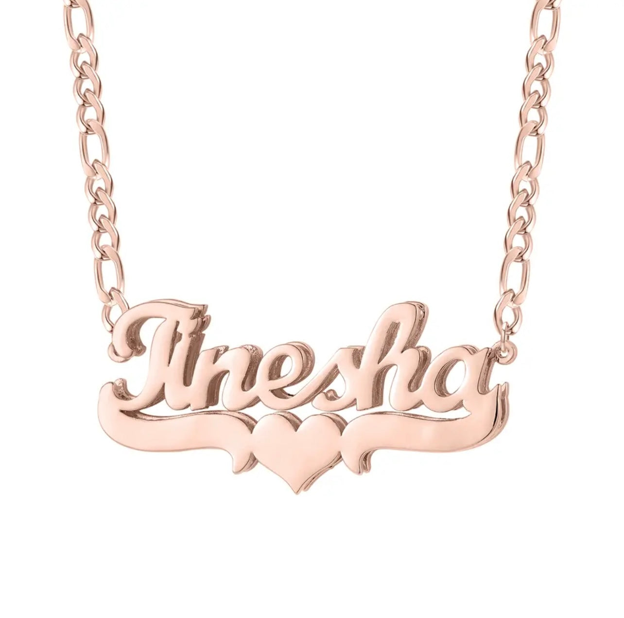 Double Plated Name Necklace