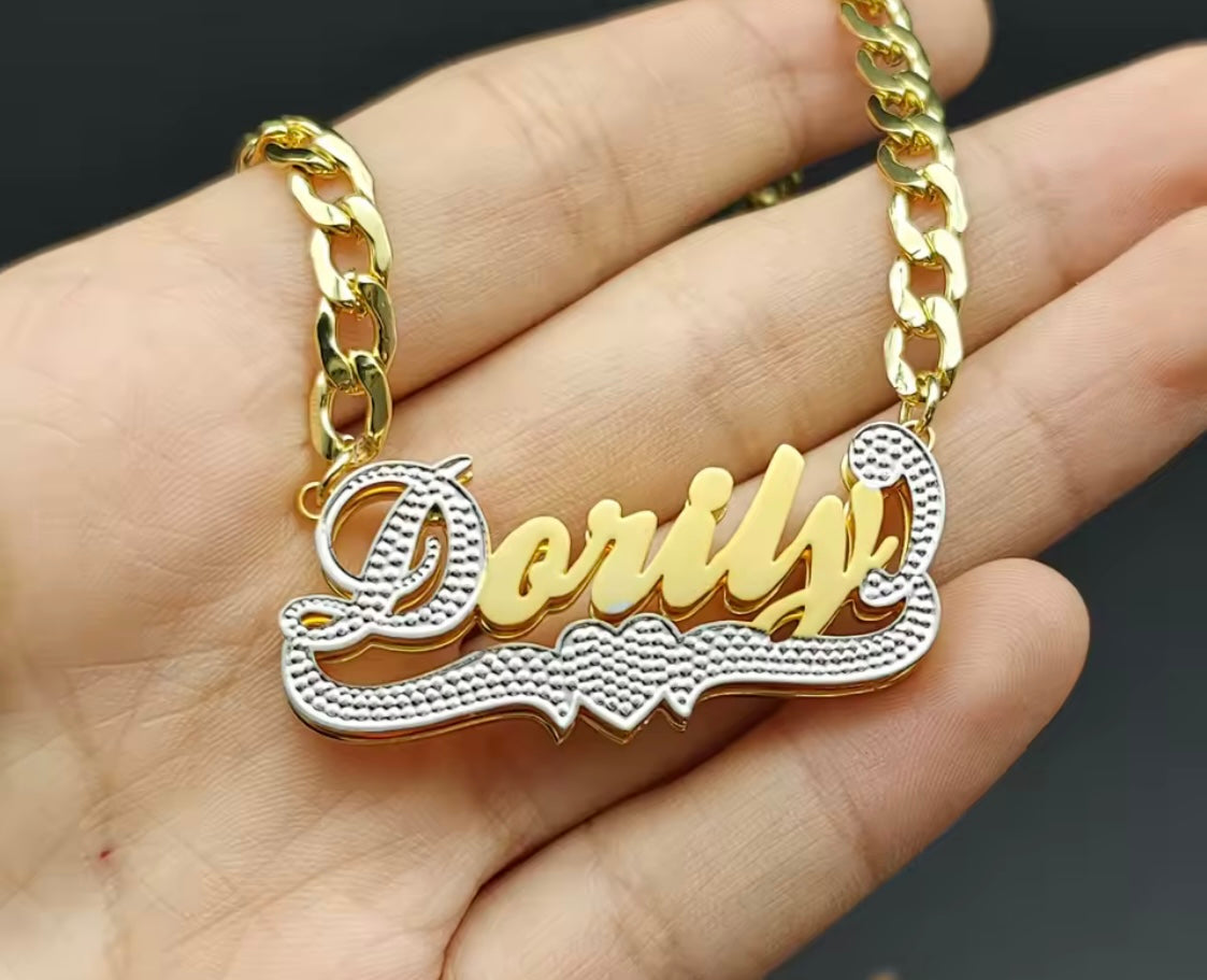 3D Name Cuban Necklace