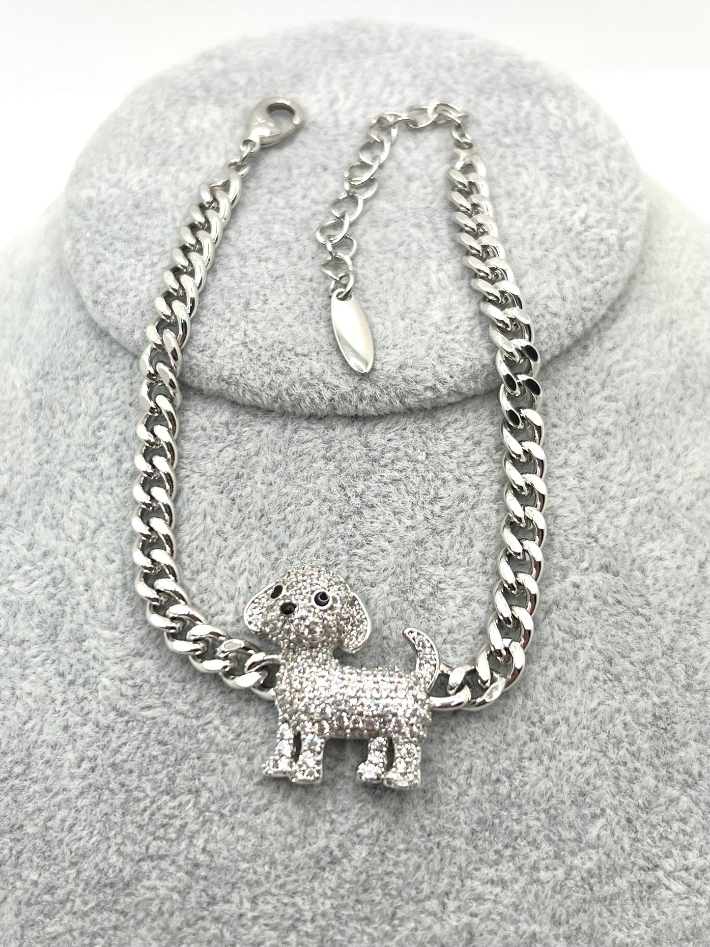 Doggie Gold Plated Siver Bracelet