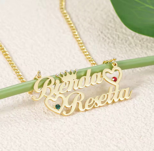 Double Name Necklace