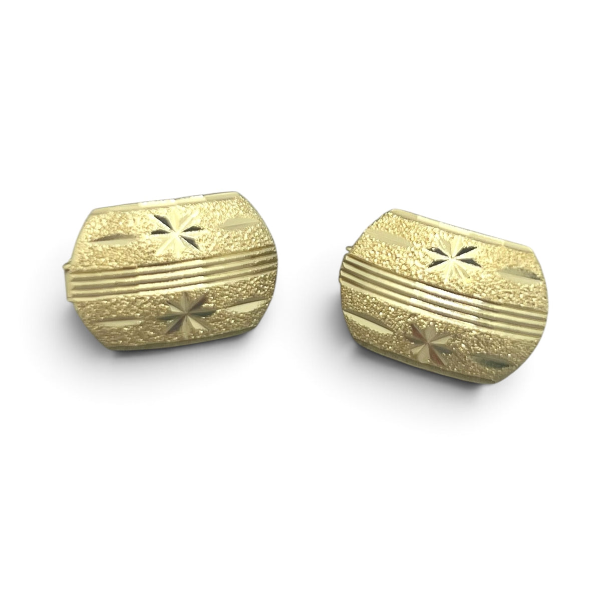 Italian Huggie HoopEarrings~14k Gold Plated