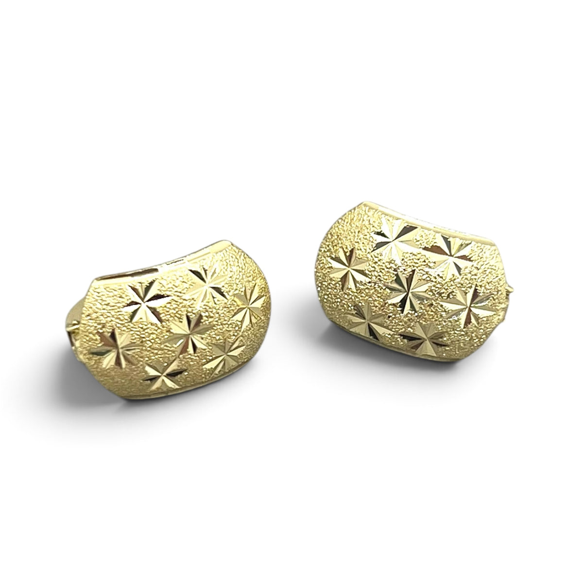 Italian Huggie HoopEarrings~14k Gold Plated