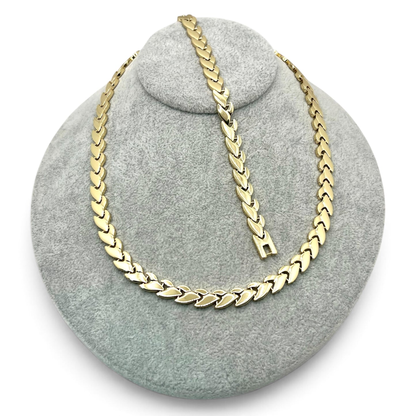 Raquel Necklace & Bracelet Set~14k Gold Plated