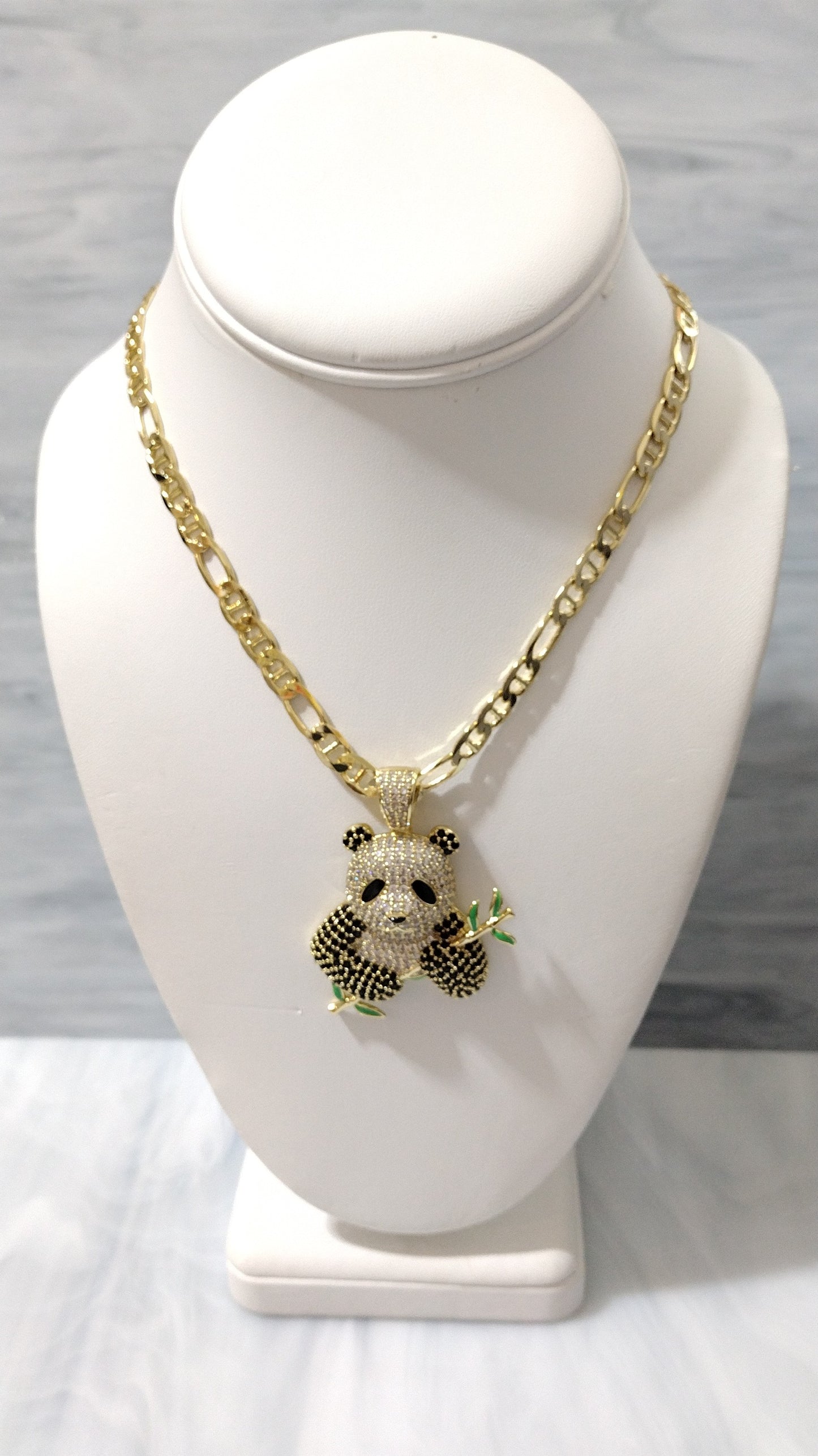 Panda Figaro Mariner Link Necklace