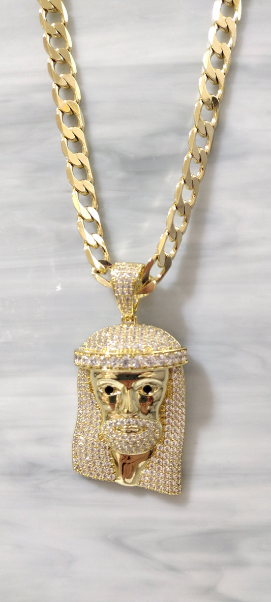 Jesus is king Cuban Link