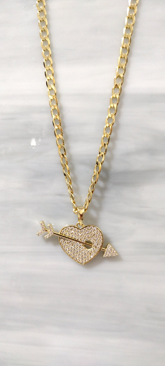 Be My Heart Cuban Link