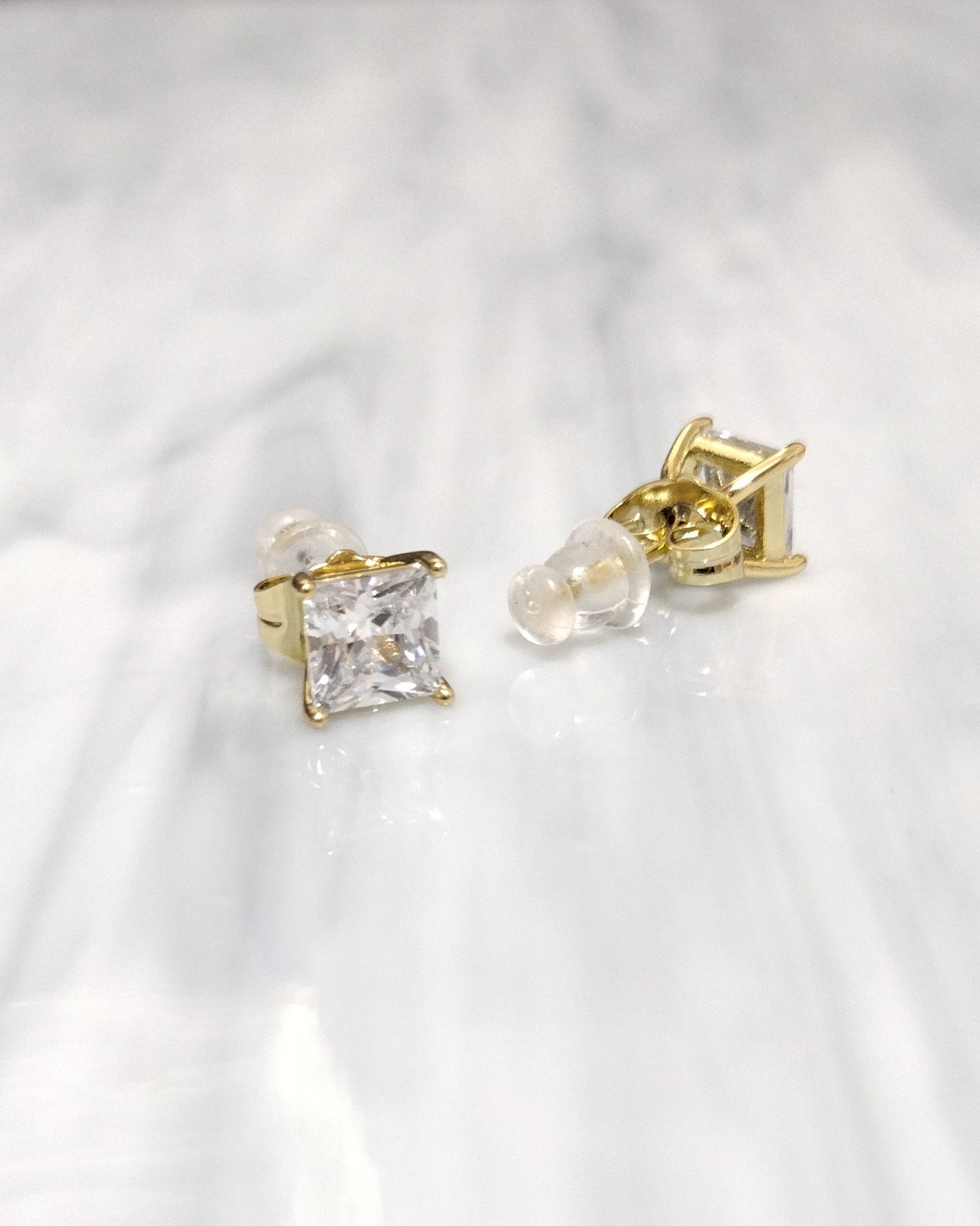 Lilly Zirconia Stud Earrings