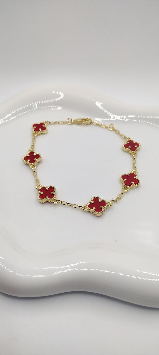 14k Gold Plated (Red)