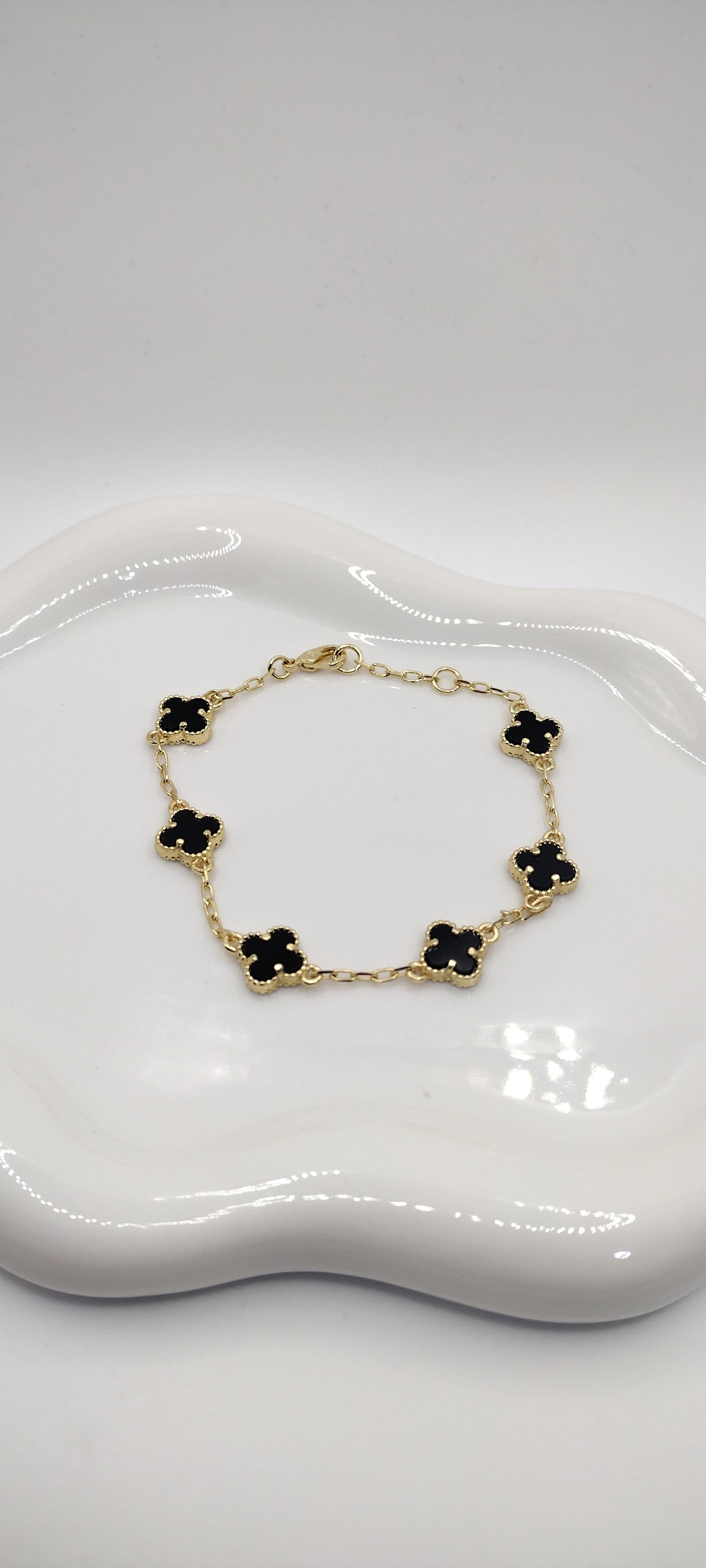 14k Gold Plated (Black)