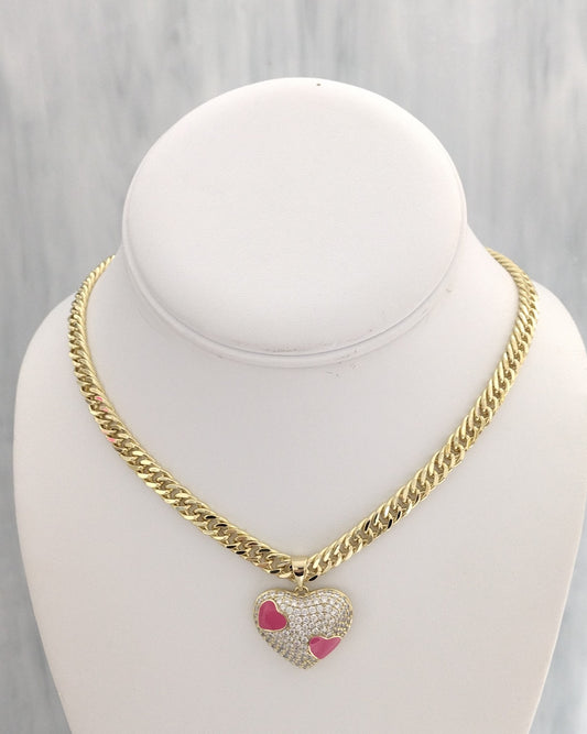 Nicole Pink Heart