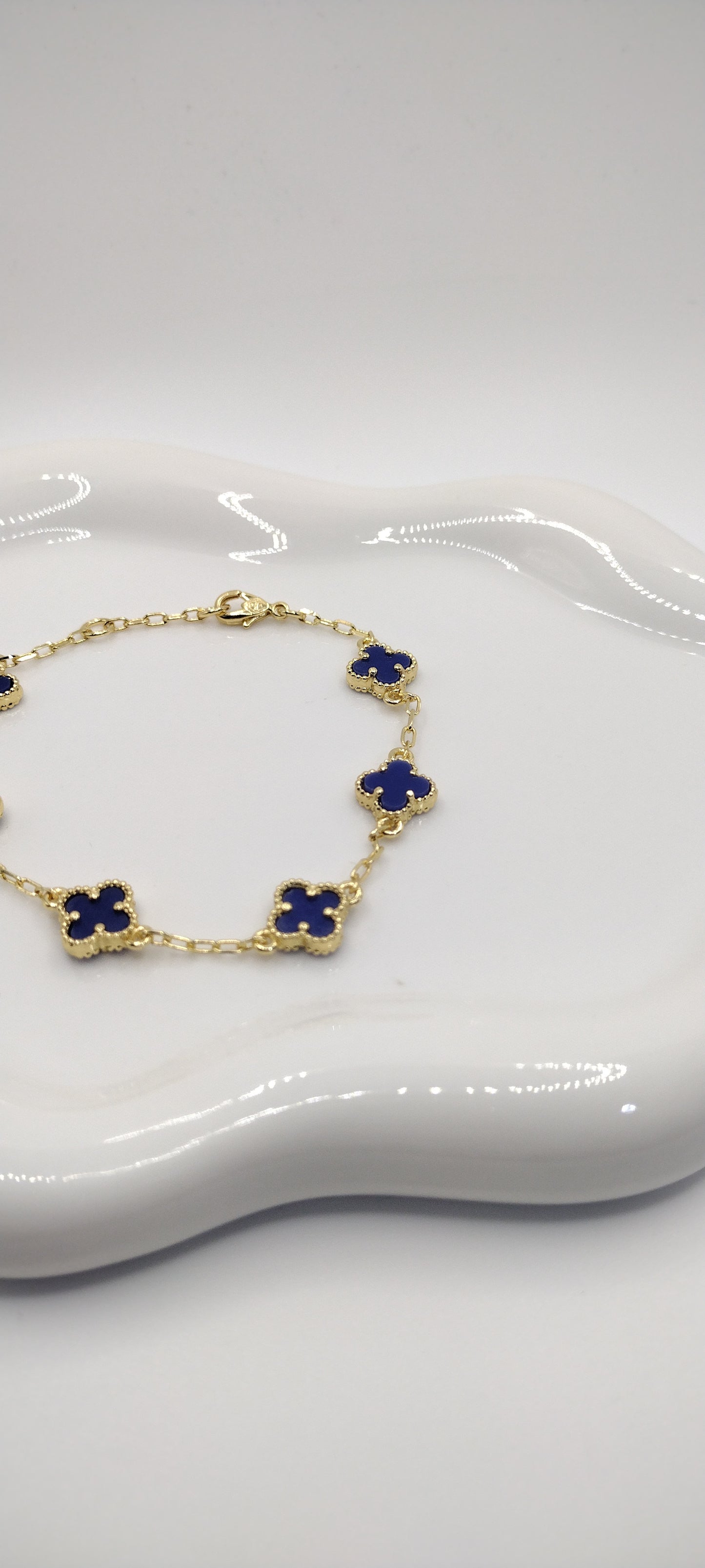 14k Gold Plated (Blue)