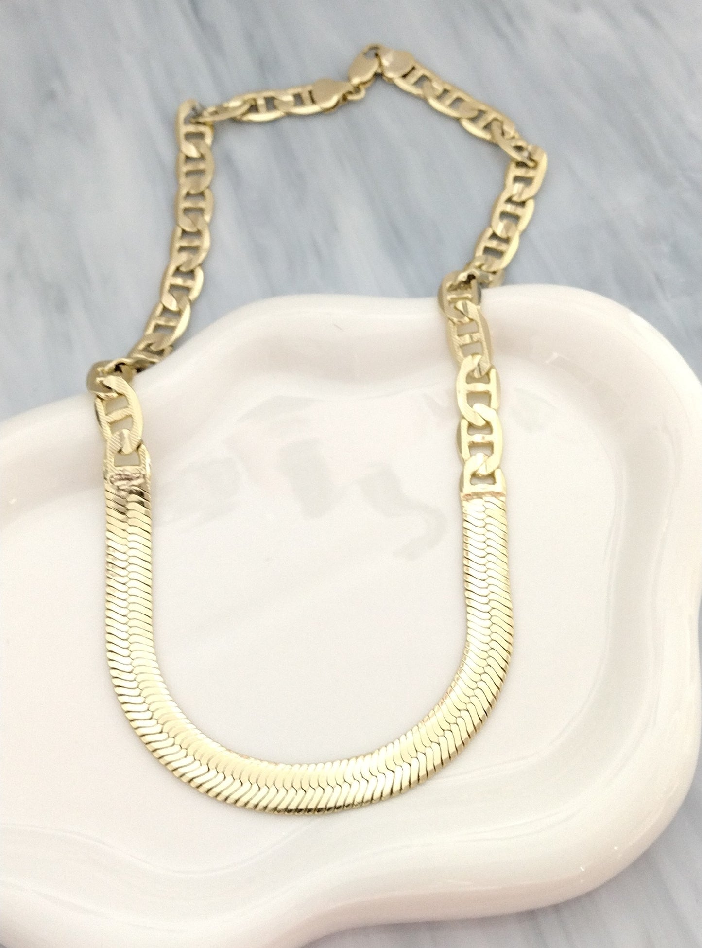 14k Gold Plated 20" Choker Necklace
